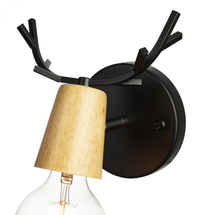 Изображение товара Бра Sven 10024/1W Black от магазина N&M Home