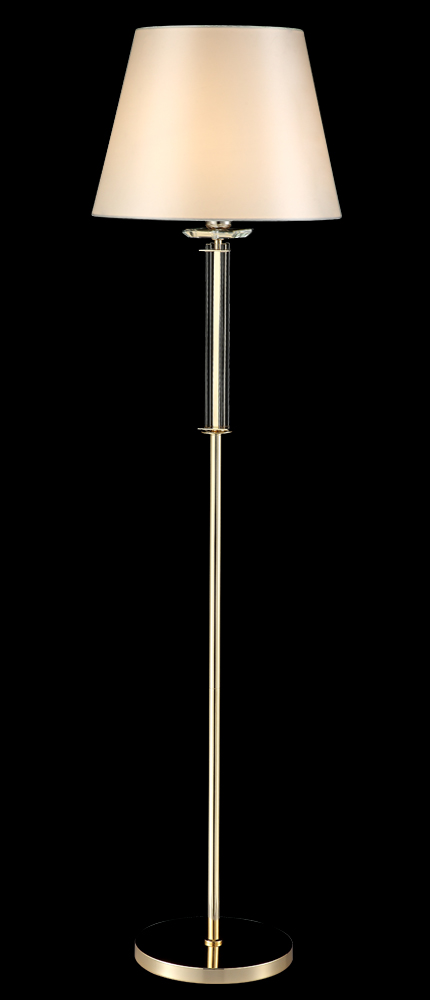 Изображение товара Торшер Crystal Lux NICOLAS PT1 GOLD/WHITE от магазина N&M Home
