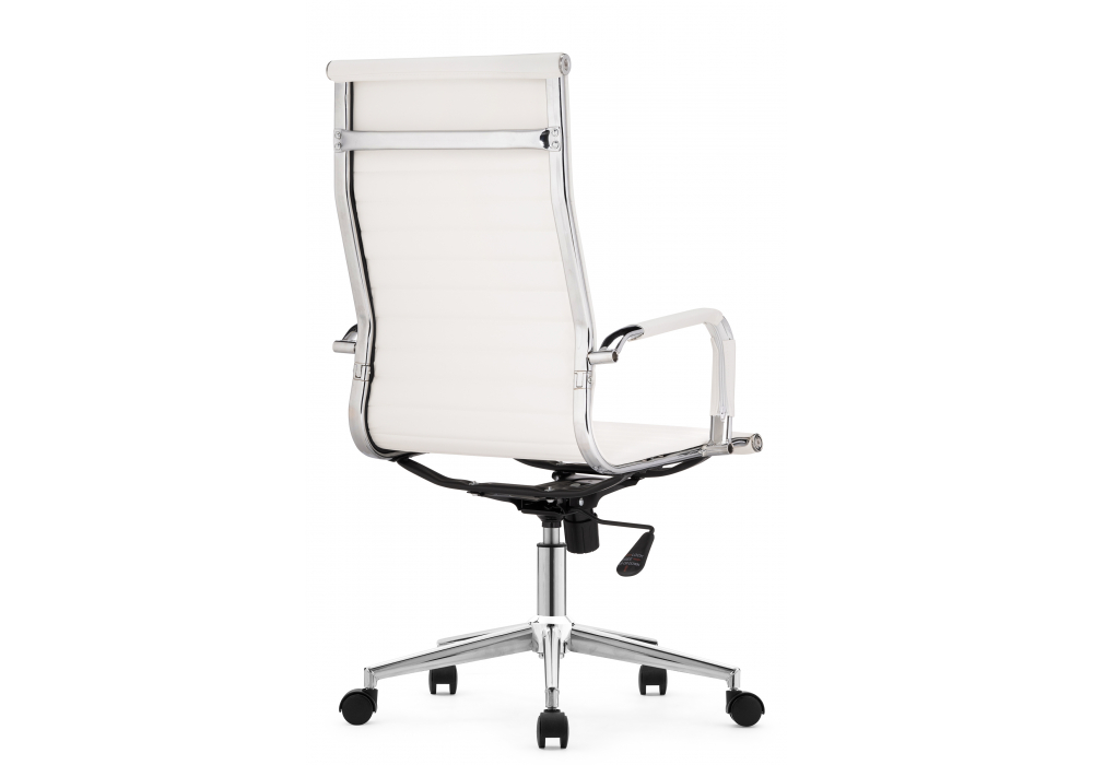 Изображение товара Компьютерное кресло Reus pu white / chrome от магазина N&M Home
