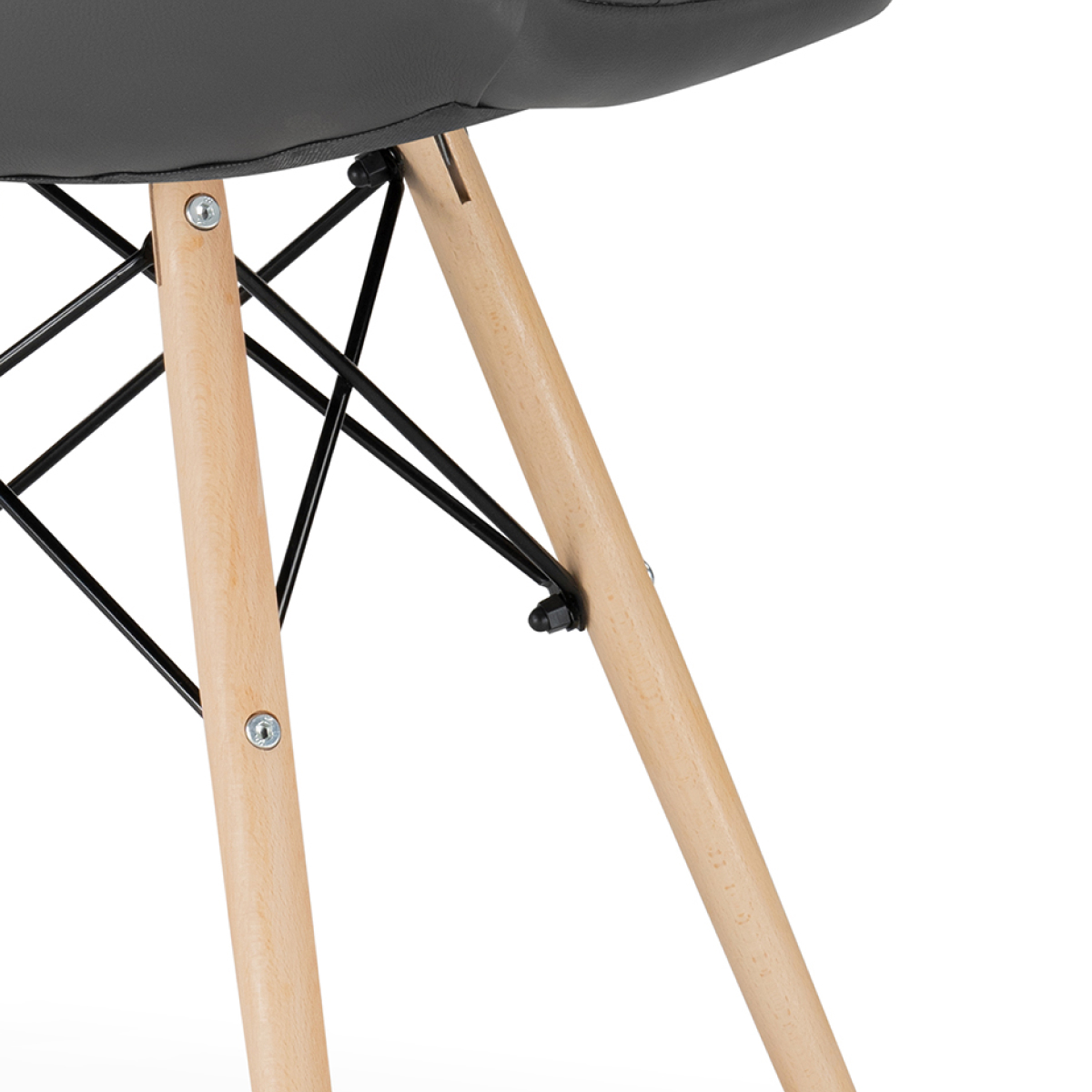 Изображение товара Стул деревянный Kvadro 1 gray / wood от магазина N&M Home