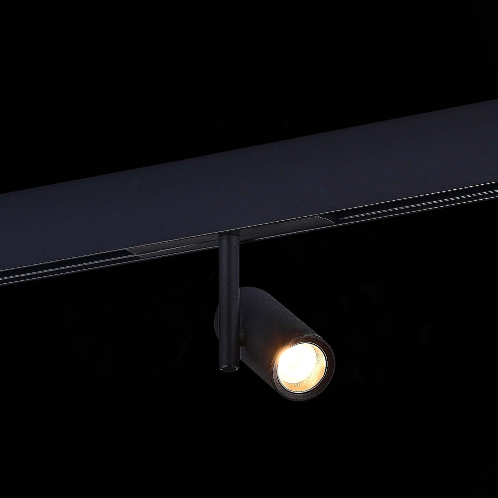 Изображение товара ST808.446.08 Магнитный трековый светильник Черный LED 1*8W 4000K 600Lm Ra>90 36° IP20 D42xH135 48VV от магазина N&M Home