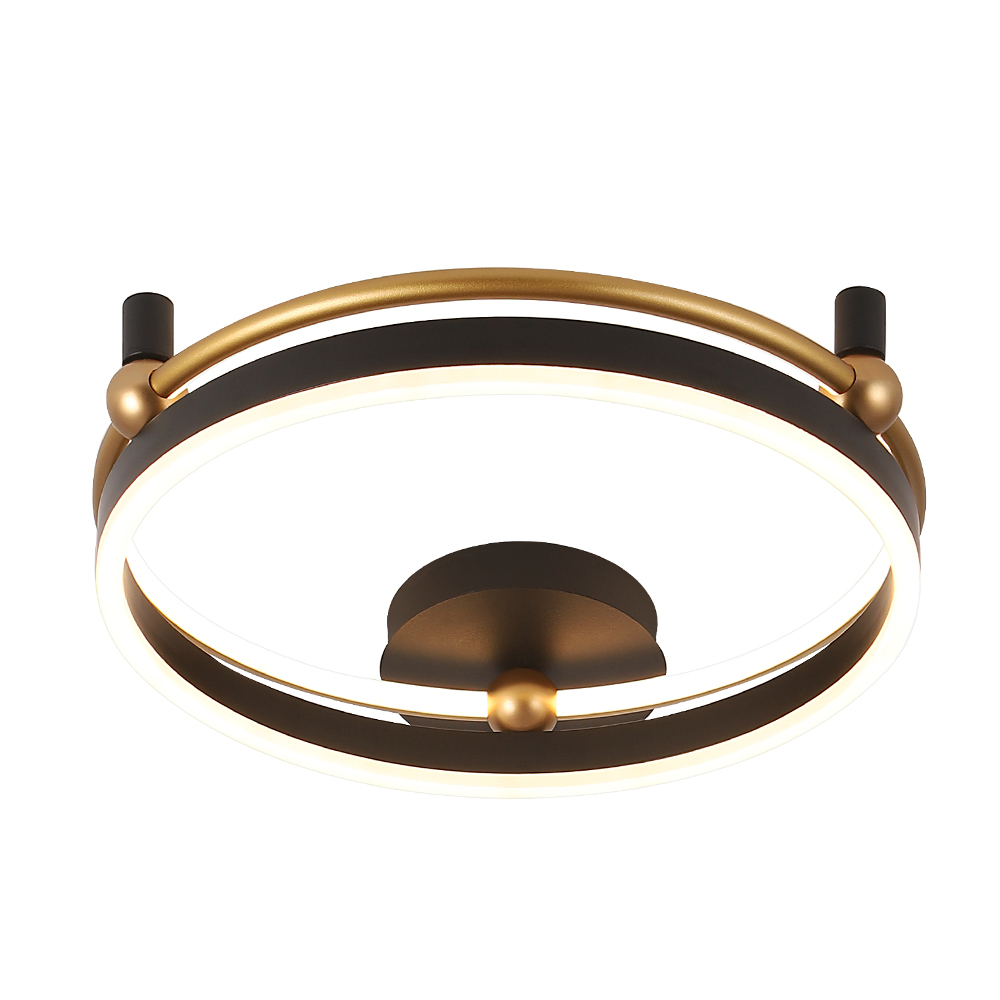Изображение товара Светильник потолочный Crystal Lux FERNANDO PL48W LED BLACK/GOLD от магазина N&M Home