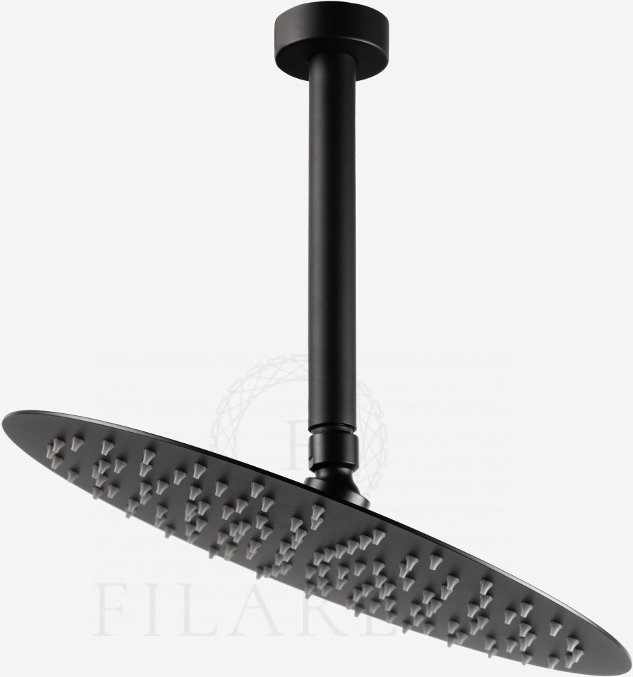 Изображение товара Душевой комплект FILARETE Roun FL1022 (Черный матовый) от магазина N&M Home