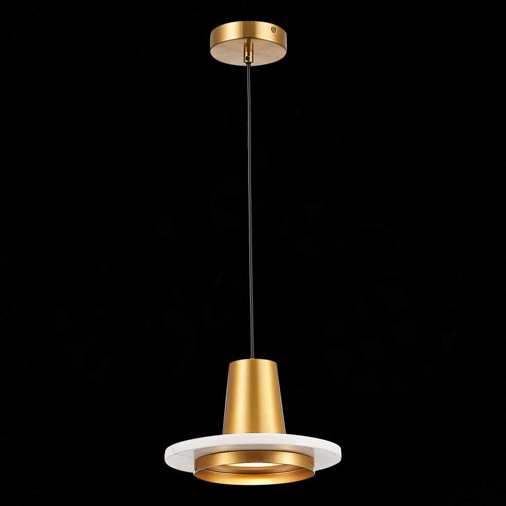 Изображение товара SL1212.203.01 Подвес ST-Luce Латунь/Латунь, Белый LED 1*12W 3000K от магазина N&M Home