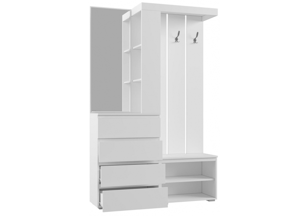 Изображение товара Прихожая Крона 1260 белый от магазина N&M Home