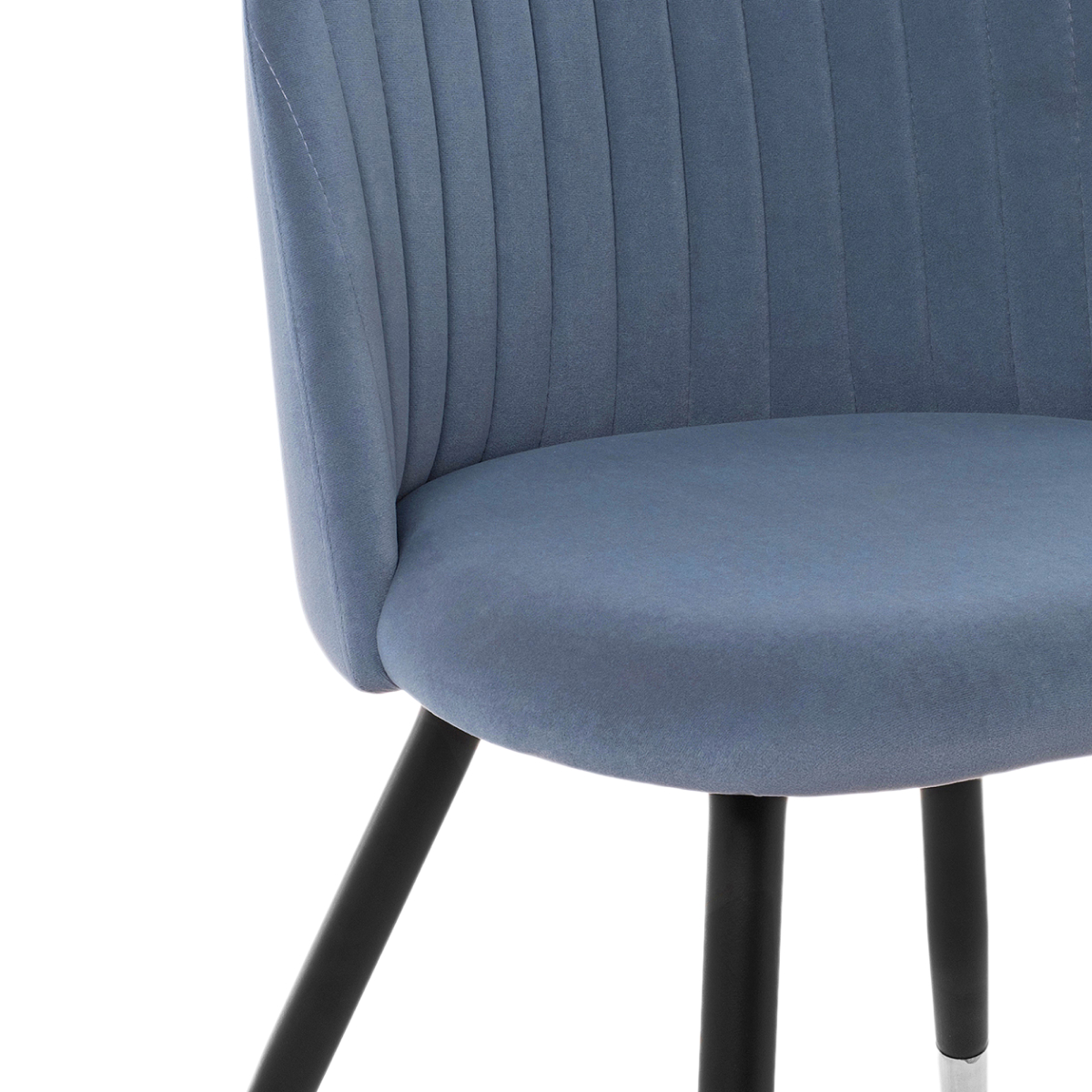 Изображение товара Стул на металлокаркасе Gabi blue / black от магазина N&M Home