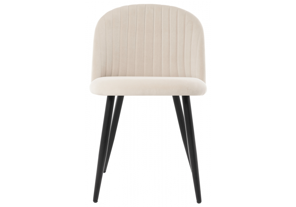 Изображение товара Стул на металлокаркасе Gabi 1 beige / black от магазина N&M Home