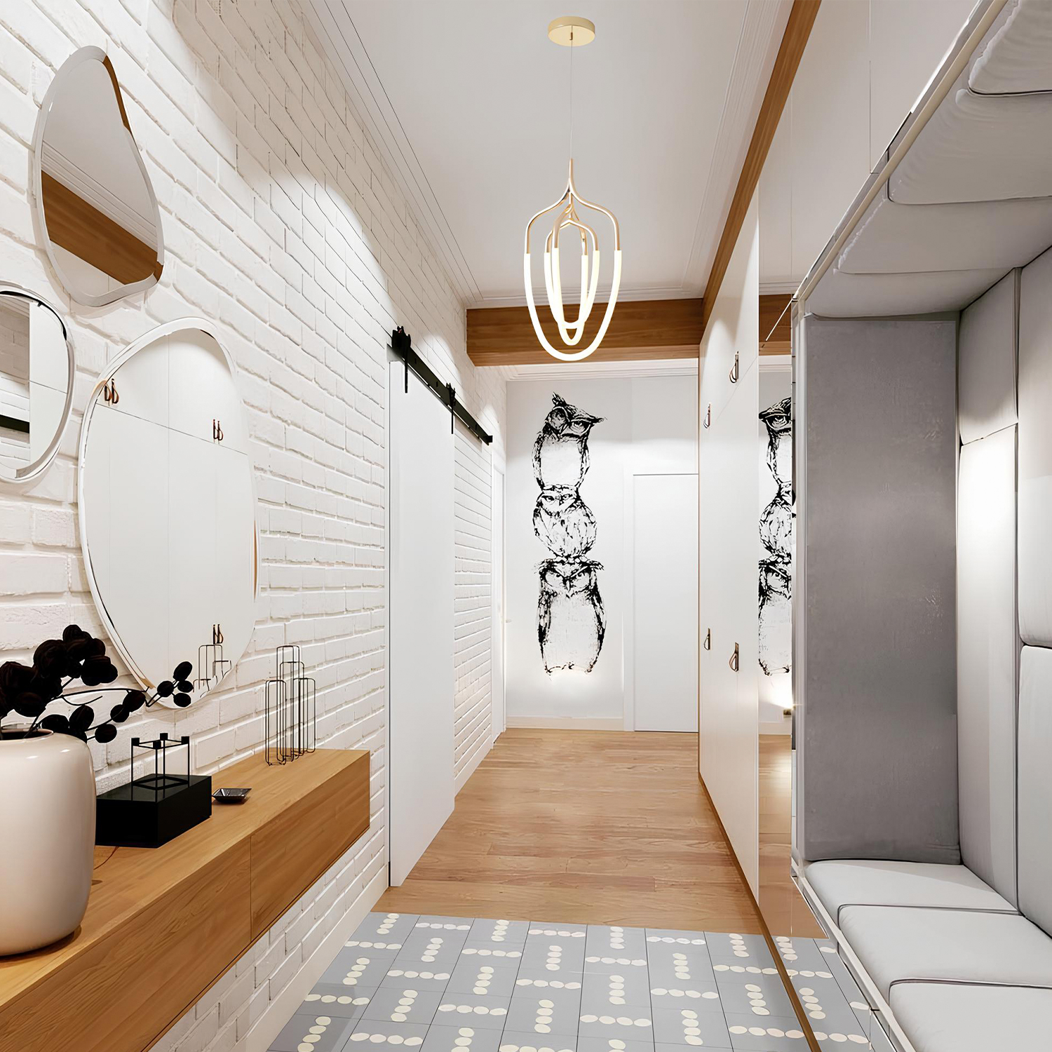 Изображение товара Светильник подвесной Crystal Lux PERA SP50W LED GOLD от магазина N&M Home
