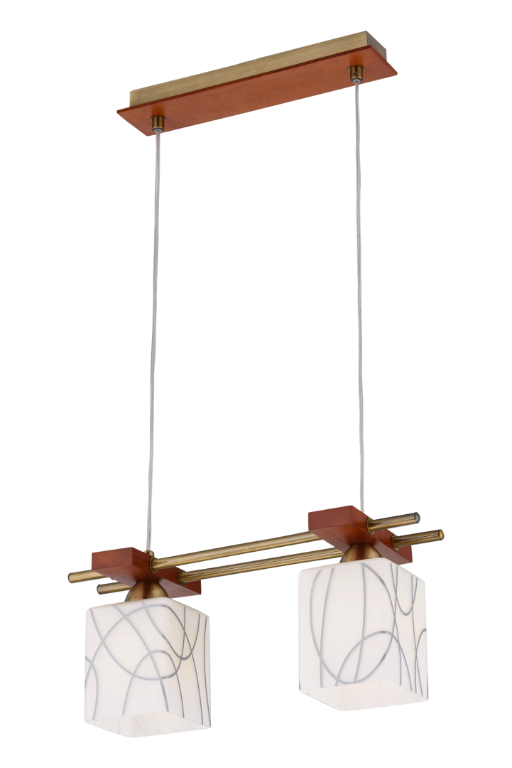 Изображение товара 85662/2P AB+BEECH (1) Люстра от магазина N&M Home