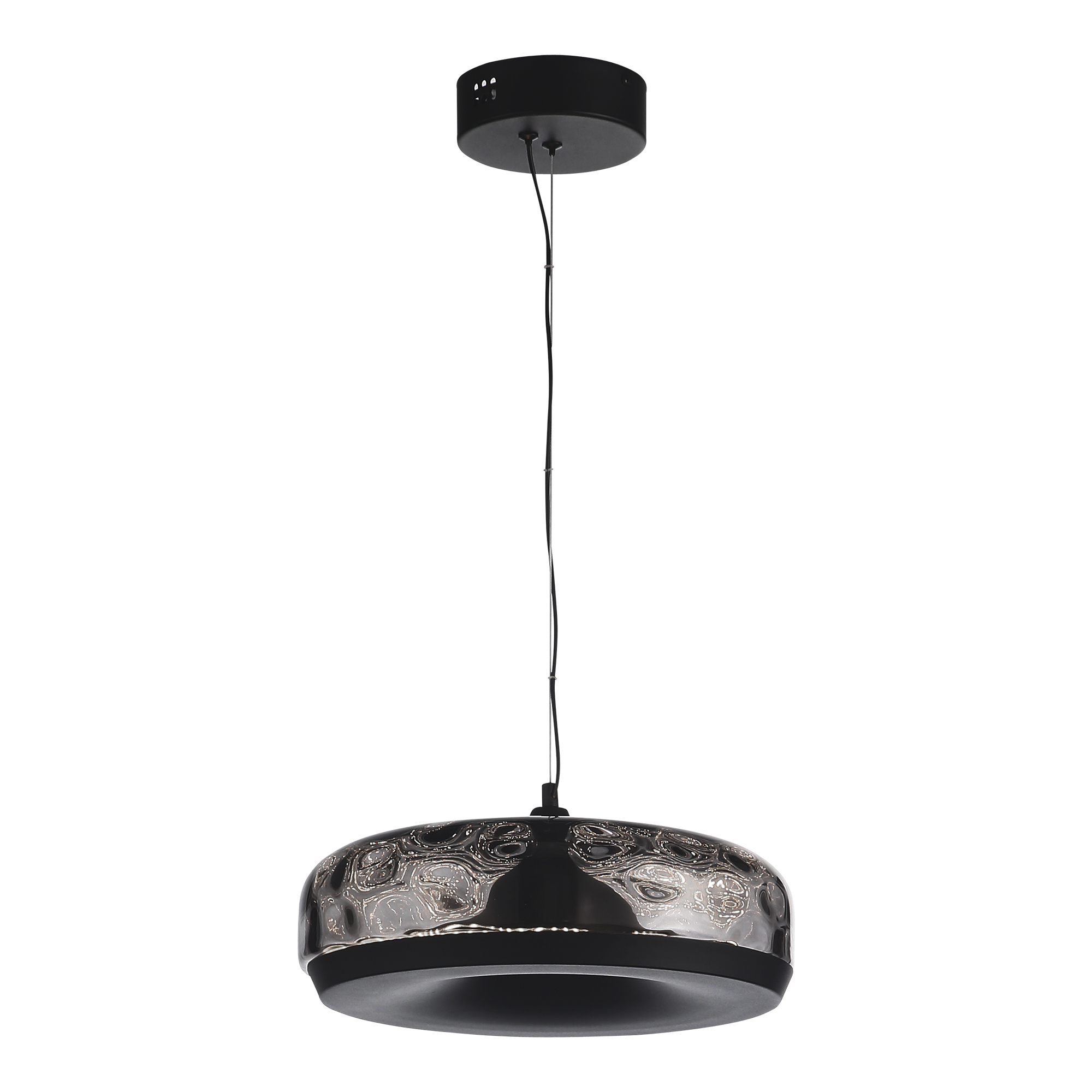 Изображение товара SL6014.403.01 Светильник подвесной ST-Luce Черный/Черный, Дымчатый LED 1*42W 3000K от магазина N&M Home