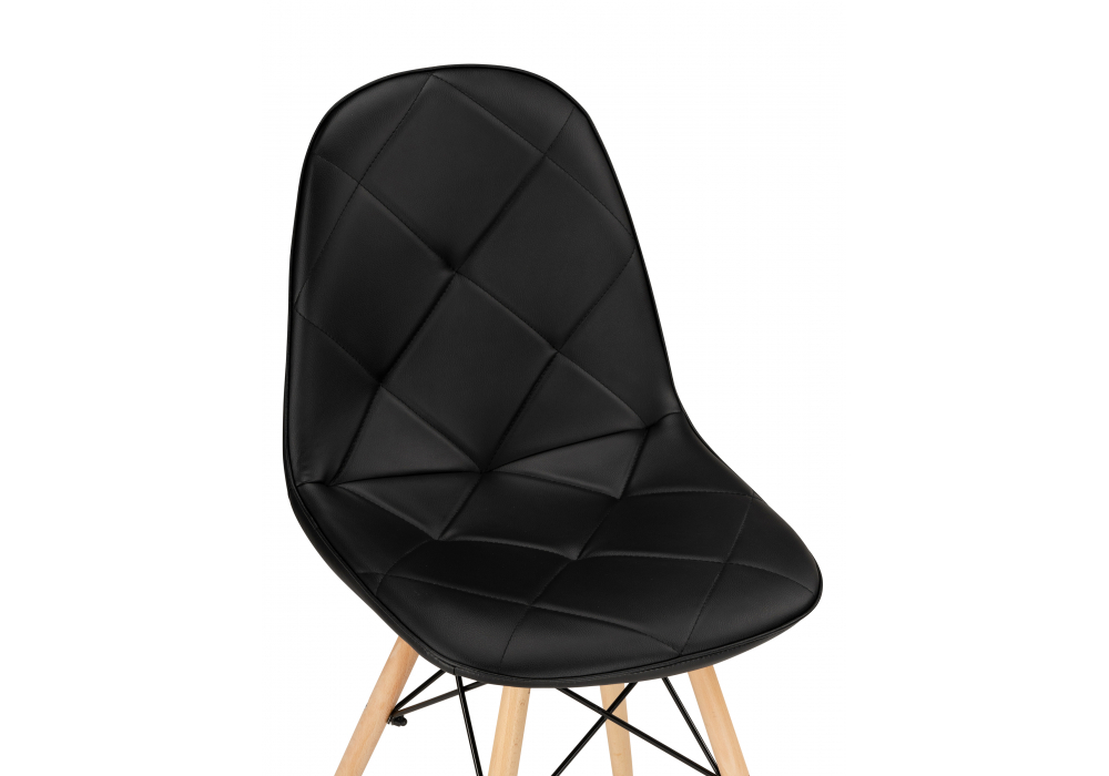 Изображение товара Стул деревянный Kvadro 1 black / wood от магазина N&M Home