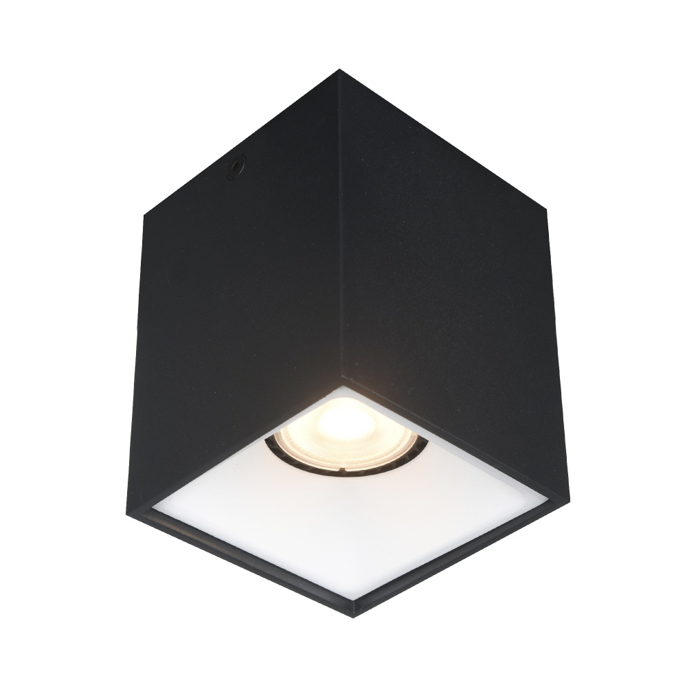 Изображение товара ST168.452.01 Светильник потолочный Черный GU10 1*50W IP20 L82,5xW82,5xH104 220V Без ламп от магазина N&M Home