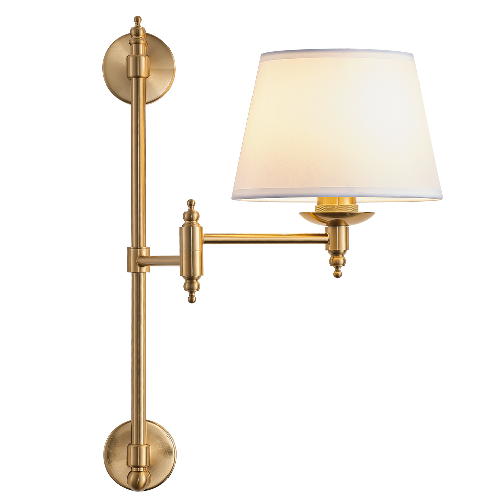 Изображение товара Бра Crystal Lux POESIA AP1 BRASS от магазина N&M Home