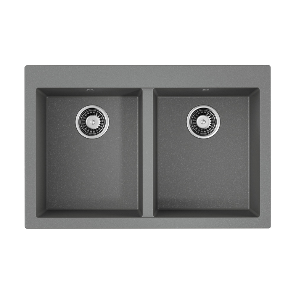 Изображение товара Omoikiri Bosen 80-2-GR Tetogranit/leningrad grey от магазина N&M Home