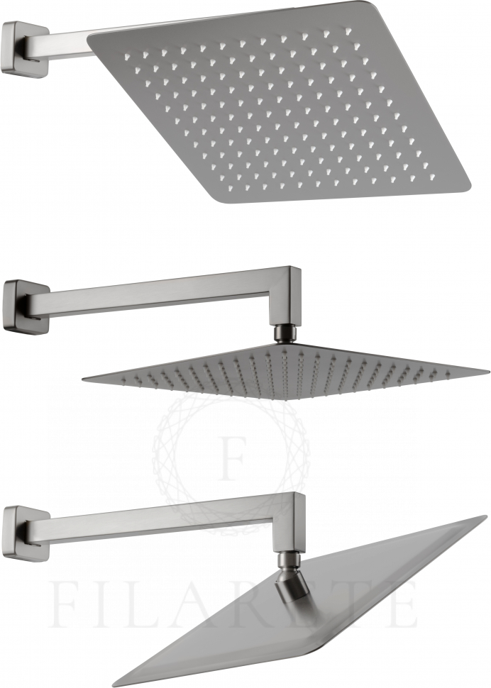 Изображение товара Душевой комплект FILARETE Fing FL1040 (Никель) от магазина N&M Home