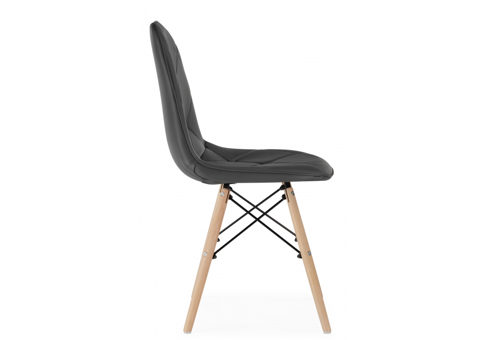 Изображение товара Стул деревянный Kvadro 1 gray / wood от магазина N&M Home
