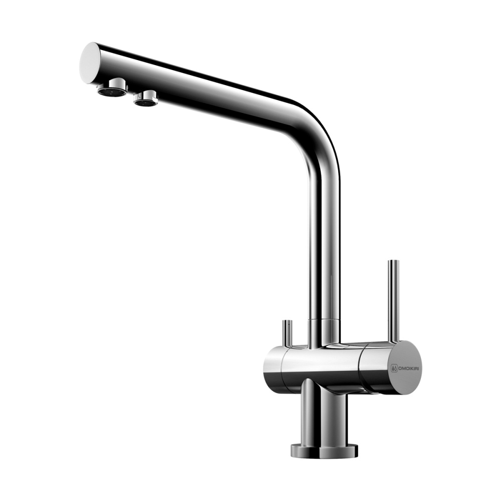 Изображение товара Omoikiri Nagano-C латунь/хром от магазина N&M Home