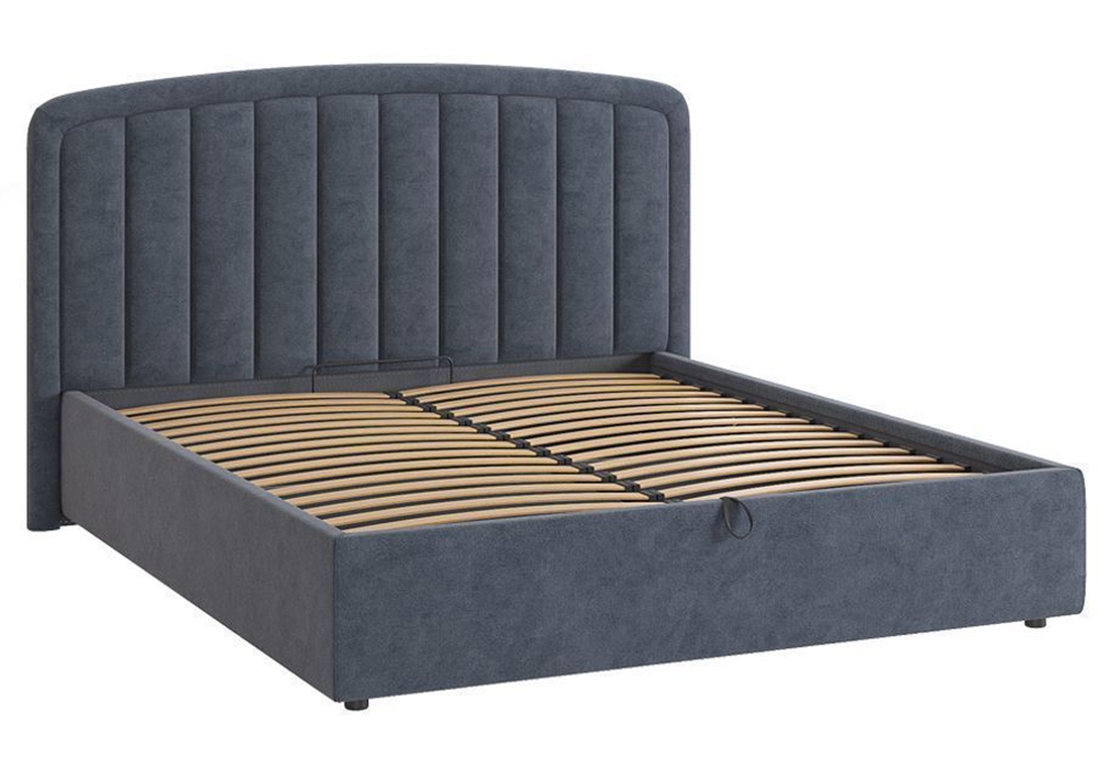 Изображение товара Кровать 1.6 Сиена 2 160х200 с ПМ велюр топаз от магазина N&M Home