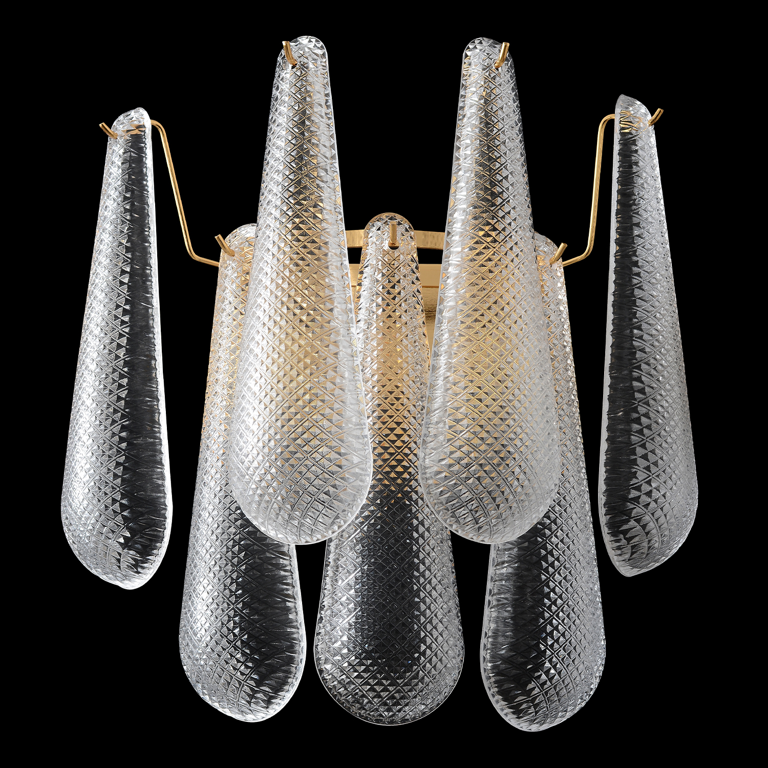 Изображение товара Бра Crystal Lux FONTAIN AP2 GOLD от магазина N&M Home