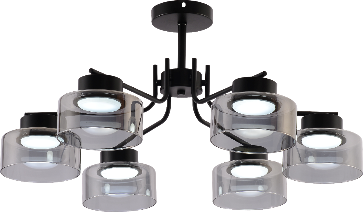 Изображение товара GX1073-6 BK (1) Люстра RL от магазина N&M Home