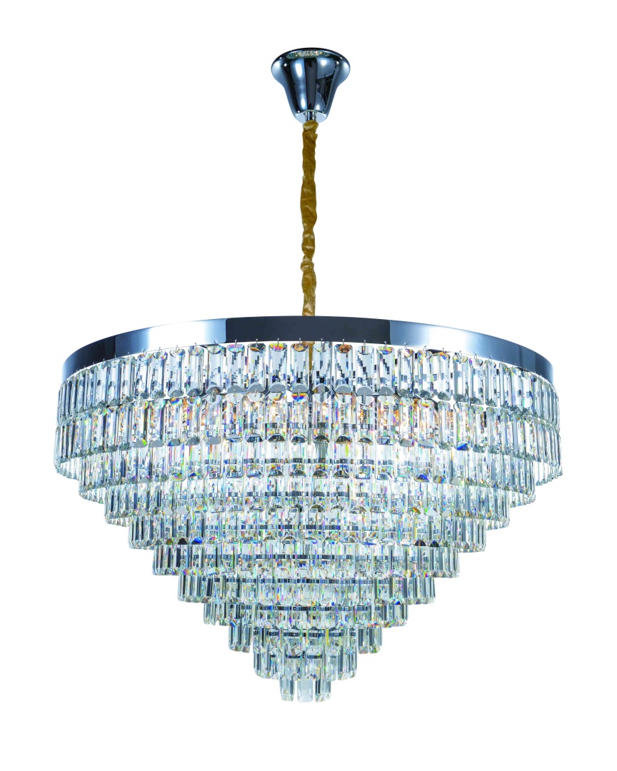 Изображение товара 2752R/22A CHROME+CLEAR (1) Люстра (в 2-х коробках) NW # от магазина N&M Home