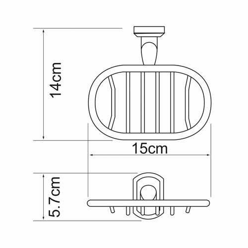 Изображение товара Oder K-3069 Мыльница решетка от магазина N&M Home