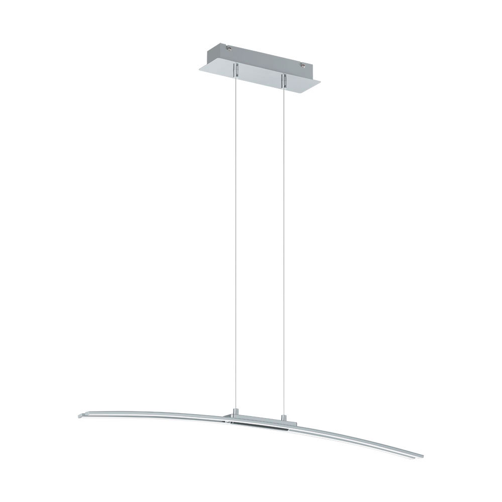 Изображение товара 95147 Светодиодный подвес LASANA, 30W (LED), L900, сталь, хром/пластик, белый от магазина N&M Home
