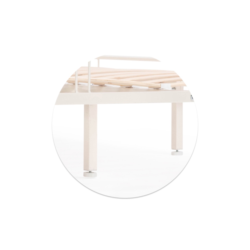 Изображение товара Кровать Рейк 120х200 белая от магазина N&M Home