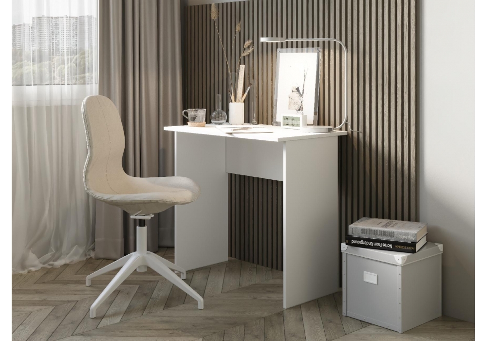 Изображение товара Компьютерный стол Мадера лдсп белый от магазина N&M Home