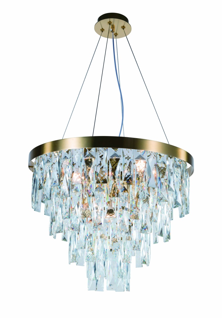 Изображение товара 5729P/8A PLATING BRASS+CLEAR (1) Люстра NW от магазина N&M Home