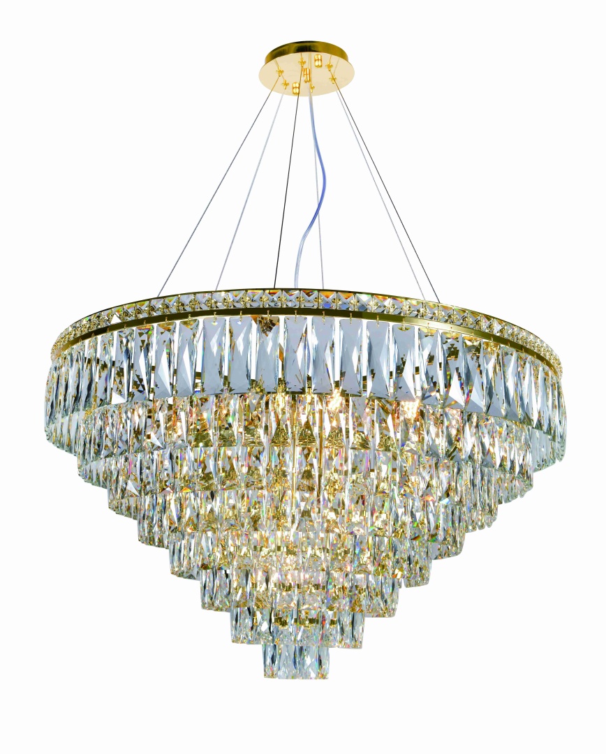 Изображение товара 2785E/18A GOLD+CLEAR (1) Люстра (в 2-х коробках) NW от магазина N&M Home
