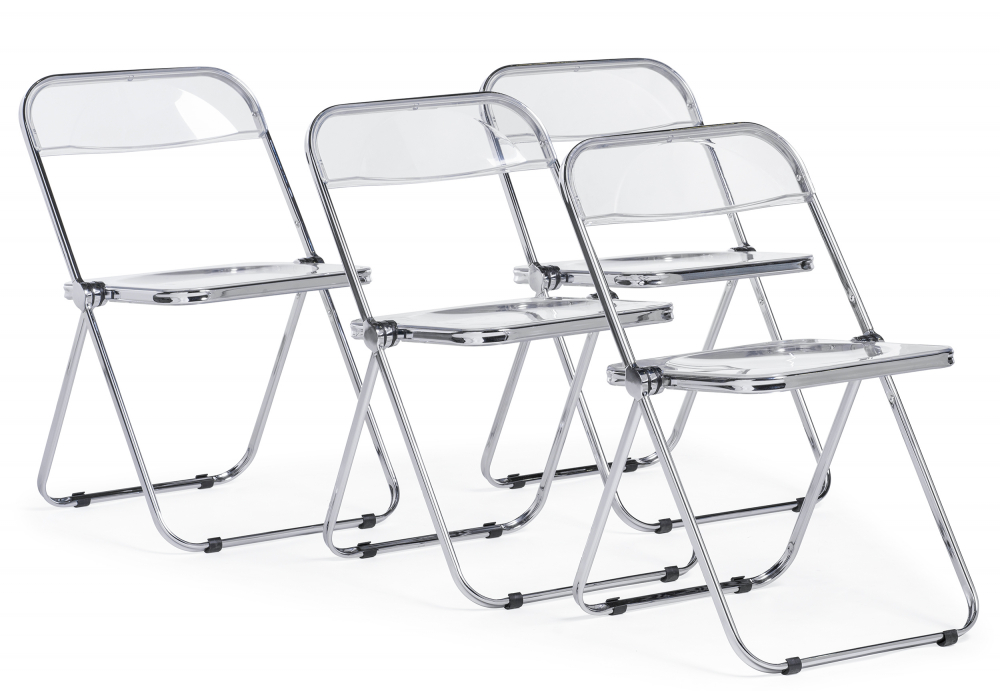 Изображение товара Пластиковый стул Fold складной clear от магазина N&M Home