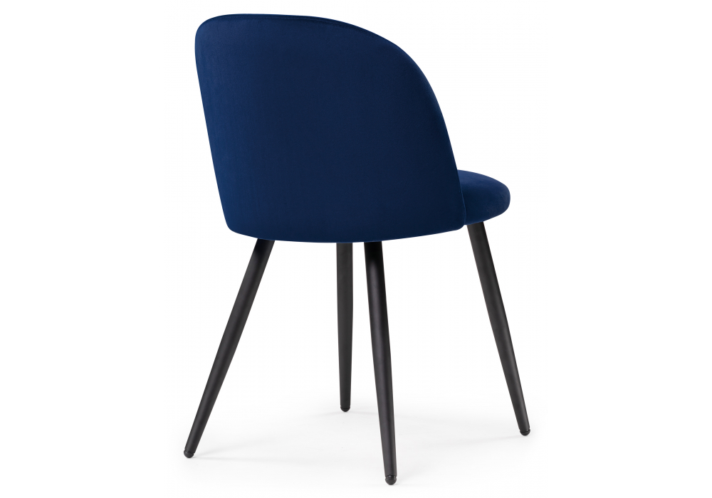 Изображение товара Стул на металлокаркасе Gabi 1 dark blue / black от магазина N&M Home