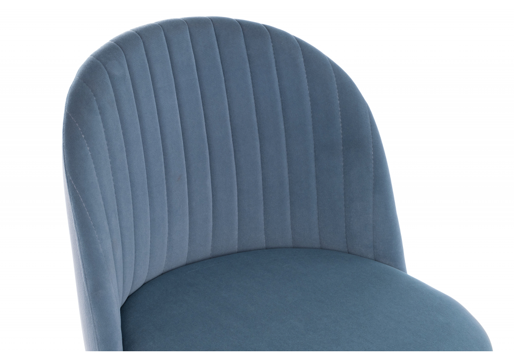 Изображение товара Стул на металлокаркасе Gabi blue / black от магазина N&M Home