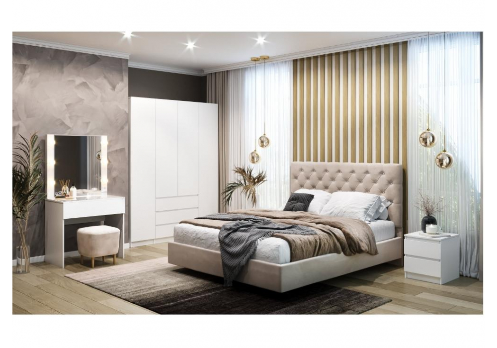 Изображение товара Шкаф Мадера ЛДСП белый от магазина N&M Home