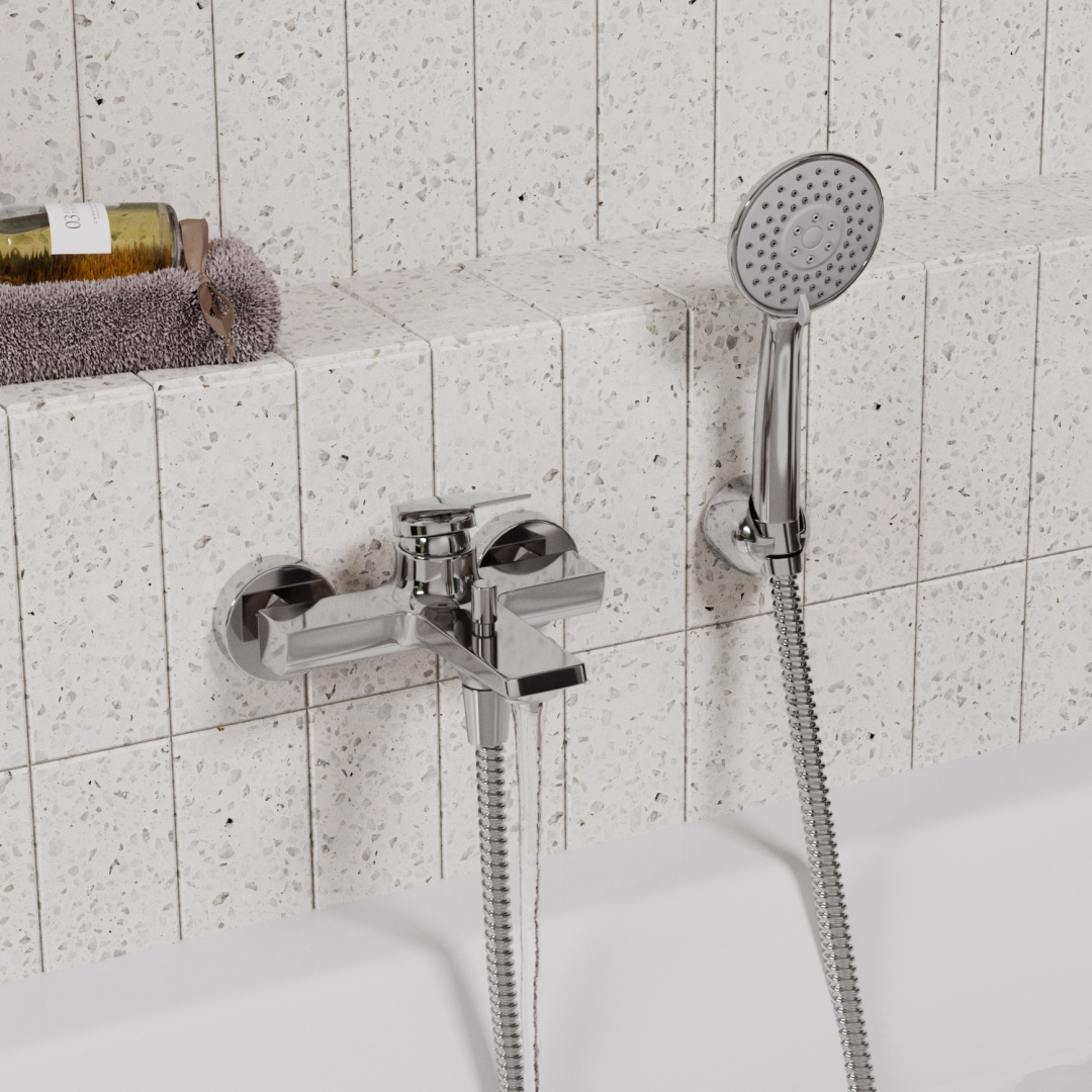 Изображение товара Lopau 3201 Смеситель для ванны с коротким изливом от магазина N&M Home