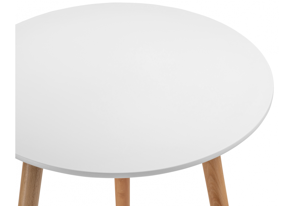 Изображение товара Стол деревянный Lorini 60 white / wood от магазина N&M Home