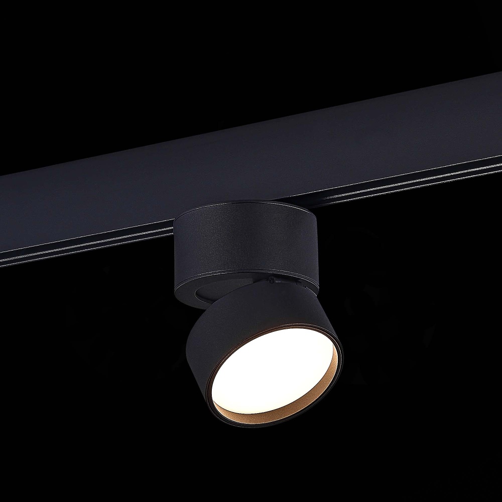 Изображение товара ST809.446.09 Магнитный трековый светильник Черный LED 1*9W 4000K 600Lm Ra>90 120° IP20 D85xH126 48V от магазина N&M Home