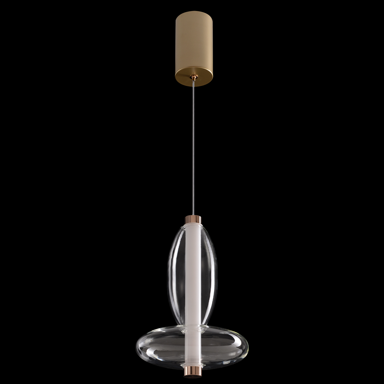 Изображение товара Светильник подвесной Crystal Lux QUASAR SP7W LED TRANSPARENT от магазина N&M Home