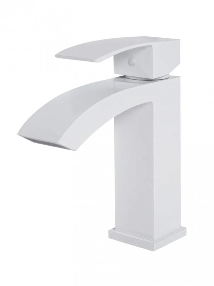 Изображение товара Cмеситель для раковины Hansberge H1077 Белый от магазина N&M Home