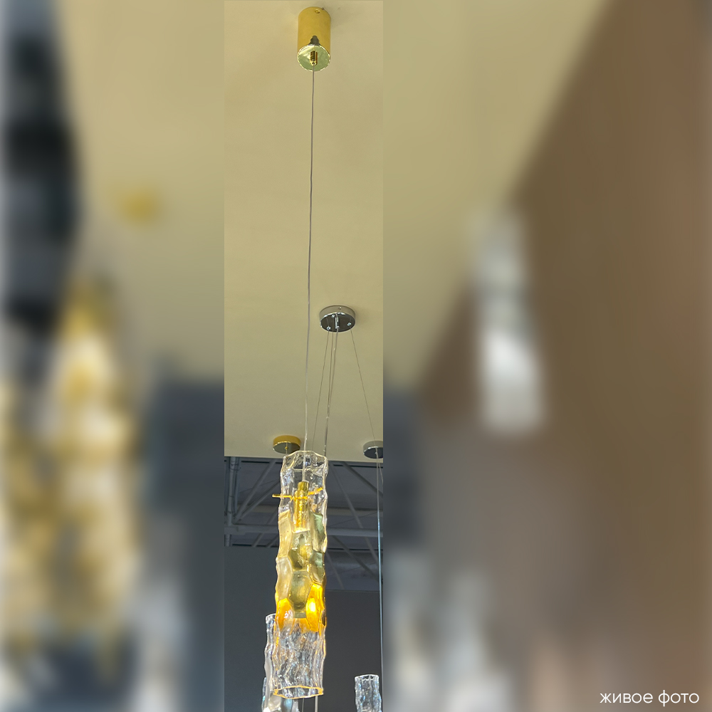 Изображение товара Светильник подвесной Crystal Lux PRIMAVERA SP1 GOLD от магазина N&M Home