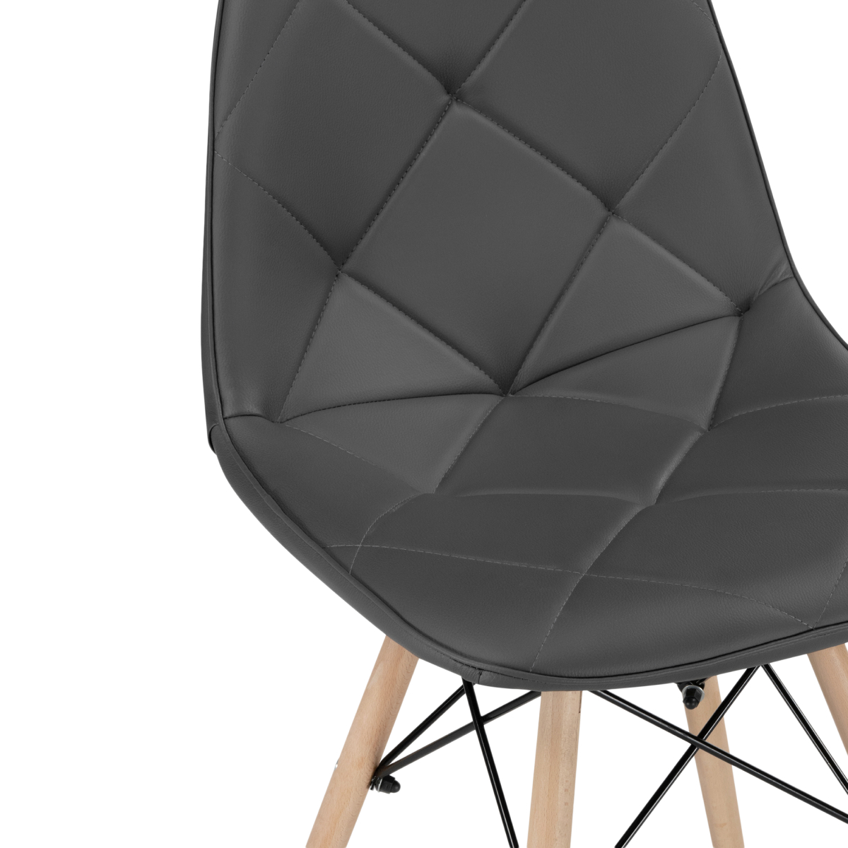 Изображение товара Стул деревянный Kvadro 1 gray / wood от магазина N&M Home