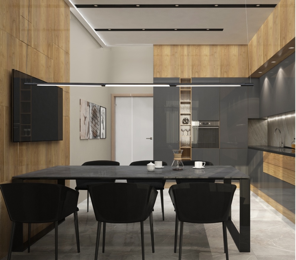 Изображение товара Светильник подвесной Crystal Lux LARGO SP33W L1770 BLACK от магазина N&M Home