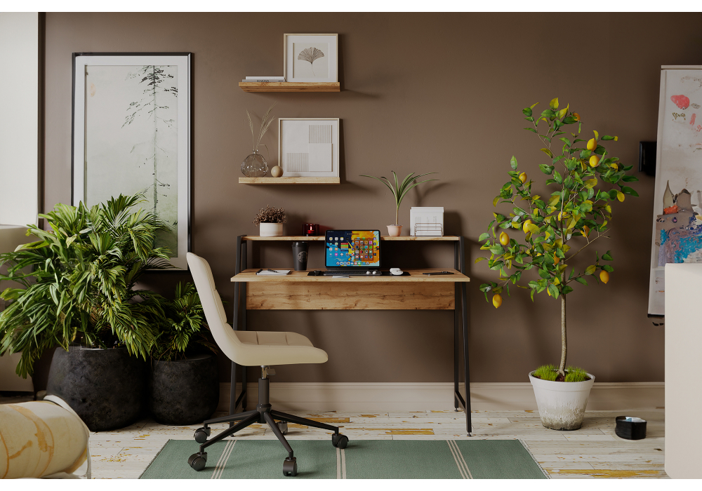 Изображение товара Офисное кресло  Честер бежевый / черный от магазина N&M Home