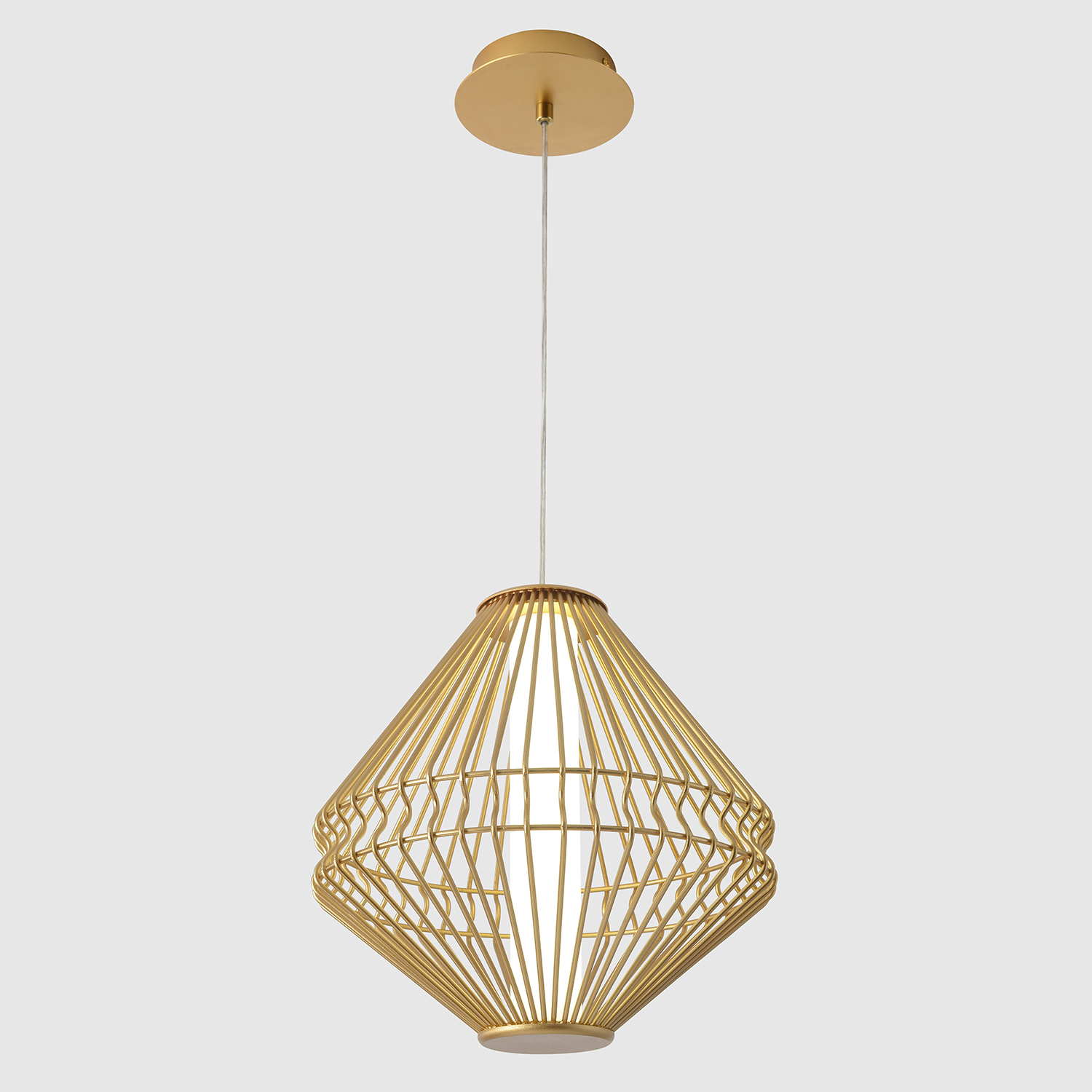 Изображение товара Светильник подвесной Crystal Lux CUADRA SP15W LED GOLD от магазина N&M Home