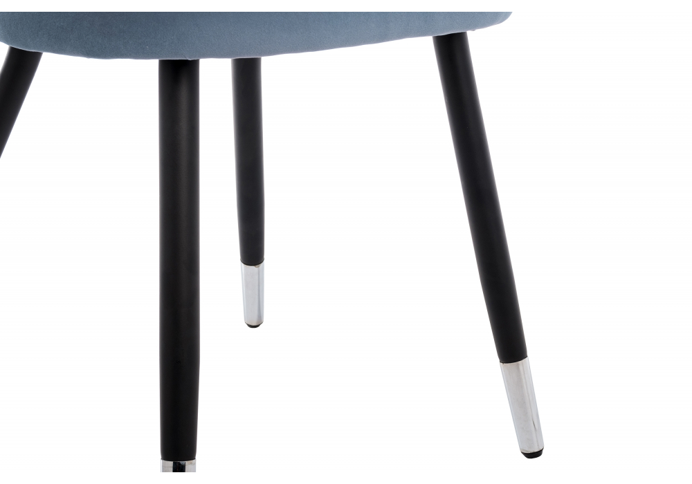 Изображение товара Стул на металлокаркасе Gabi blue / black от магазина N&M Home