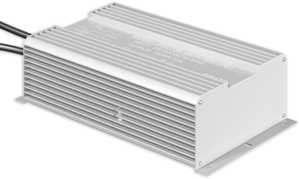 Изображение товара Блок питания Power Supply Magnetic PSL008-480W-48V-IP67 от магазина N&M Home