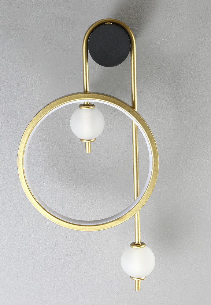 Изображение товара Бра Crystal Lux RODRIGO AP20W LED BLACK/GOLD от магазина N&M Home