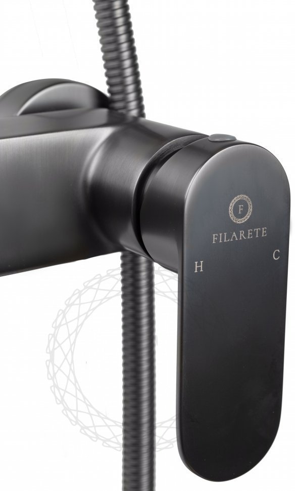 Изображение товара Душевая система FILARETE Retta FL2030 (Графит) от магазина N&M Home