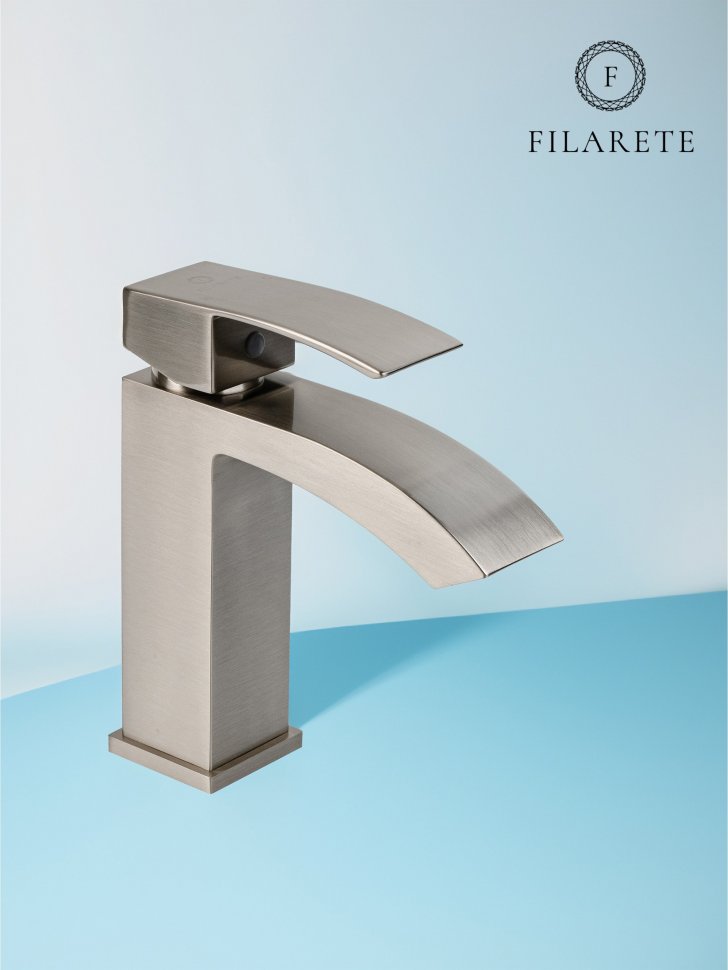 Изображение товара Cмеситель для раковины FILARETE Waterfall FL5010 (Никель) от магазина N&M Home